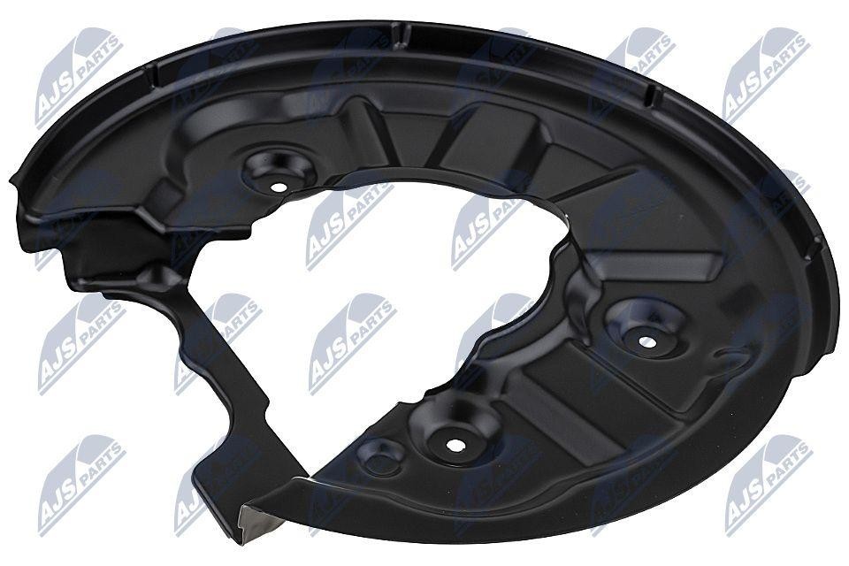NTY Splash Shield Brake Disc HTO-WW-083 Rear Left for Audi Seat Skoda VW