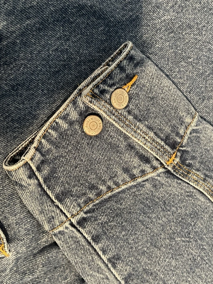 Ralph Lauren Lauren Jeans Co Denim Chore Chaqueta De Colección Y2K Ropa de Trabajo Hecha en México Foto 4 de 4