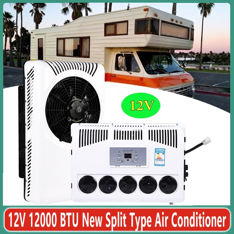 New For Cars RVs trucks Car 12V 12000 BTU Split Type Air