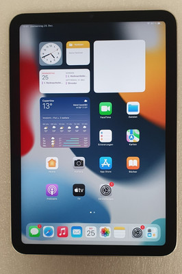 Apple iPad Mini 6. Gen (2021) 256GB WiFi 8,3'' Weiss - starke Dellen #7753