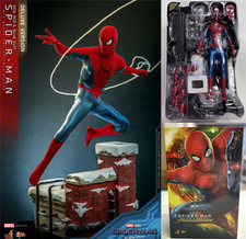 Hot Toys MMS680 Spider-Man New Red Blue Suit 1/6 Action Figure Deluxe In Stock