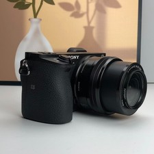 Sony Alpha A6500 Mirrorless Digital Camera W/ 16-50mm Lens 24.2MP 4K 30p Tested