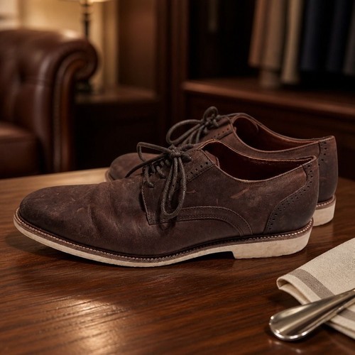 Stacy Adams Redzone Collection Mens 25712 Brown Leather Oxfords