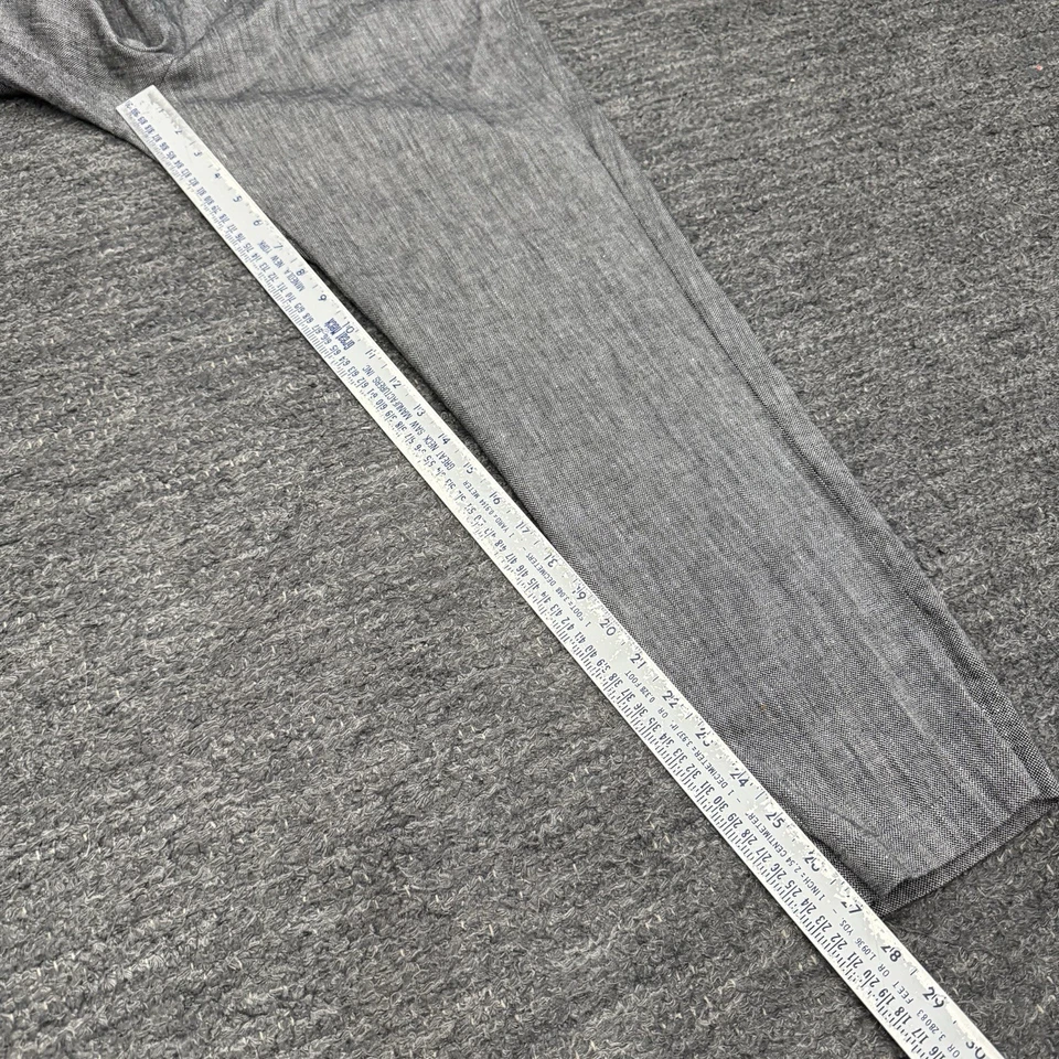 Женские льняные брюки Jarbo 40 размер США 10 серые с карманами без застежек конические Lagenlook Beach - Изображение 3 из 4