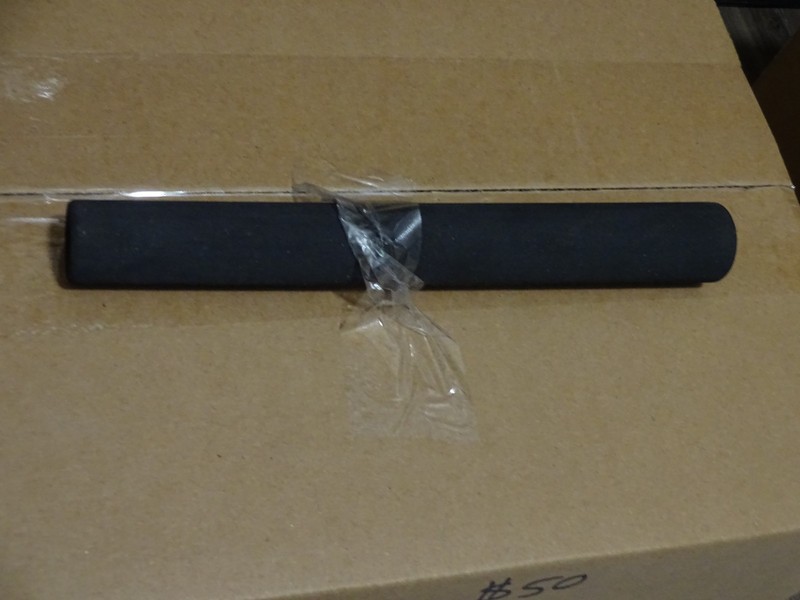Bulk Lot 85 Rod Building Wrapping Black foam grips 10" long 1/2" ID 1.25" OD #2