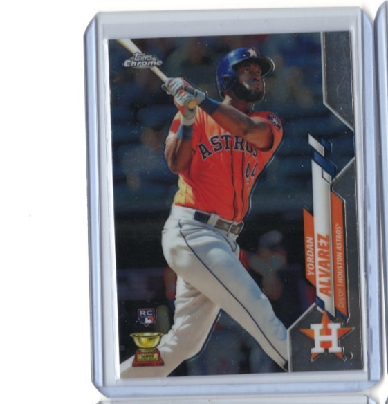 2020 Topps Chrome Baseball #200 Yordan Alvarez Rookie RC Astros MVP QTY
