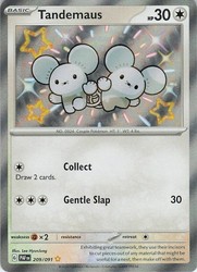 Tandemaus 209/091 Shiny Rare Holo Paldean Fates