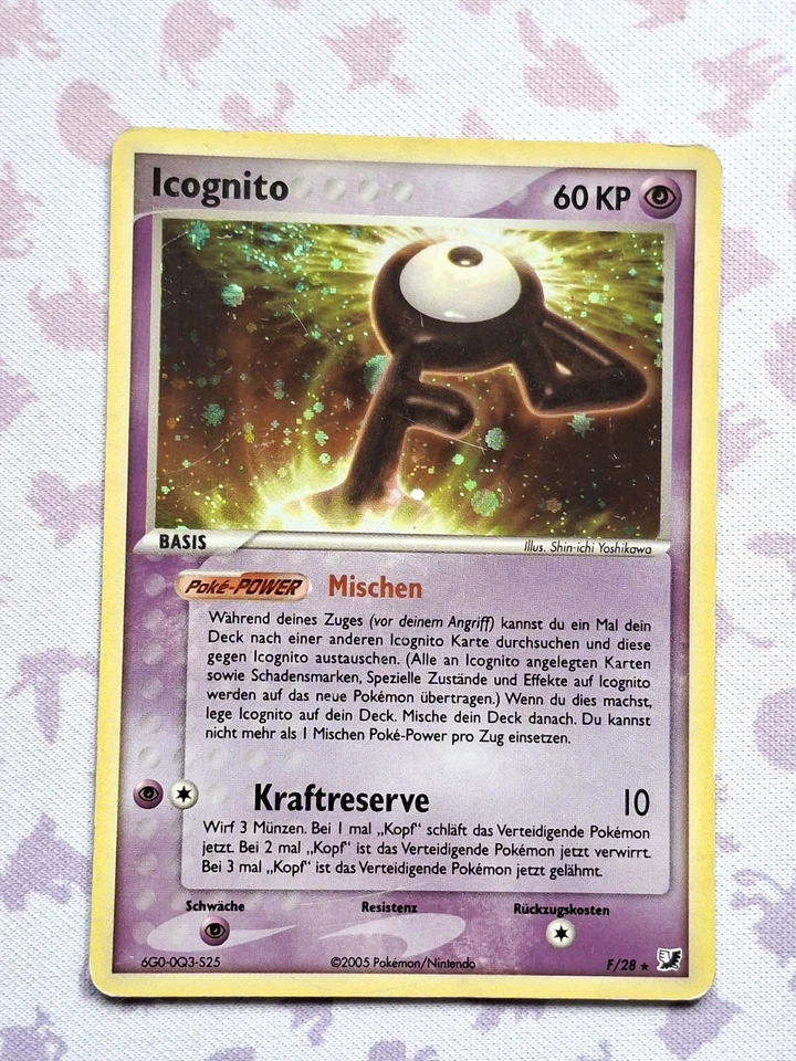 Pokémon Karte Icognito F/28 Holo Karte • EX Verborgene Mächte • Pokemon Deutsch - Bild 4 von 4