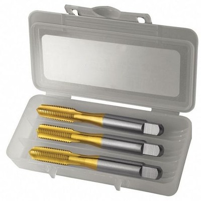 Greenfield Threading 343511 Straight Flute Hand Tap, M8-1.25, Bottoming, Plug,