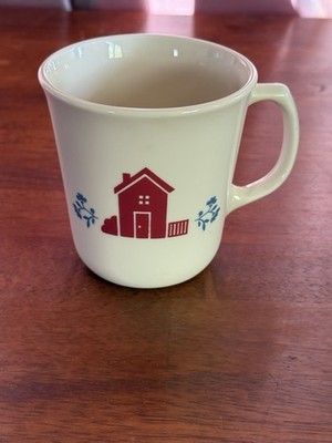 Corning Corelle Hometown Red Heart House Coffee Tea Cup Mug Replacement