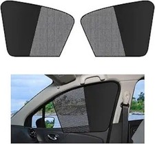 2PCS Magnetic Car Window Shades, Double Layer Mesh Sun Block U Color: Vertical