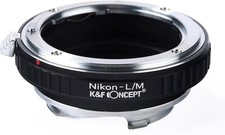 K F Lens Mount Adapter Nikon F Mount Lens to Leica M Mount New F/S