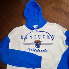 Vintage 90s Kentucky Wildcats UK Hoodie Mens Size XL NCAA University Of Kentucky