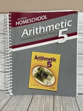 Abeka Homeschool Arithmetic 5  Curriculum Lesson Plans 4th Edition