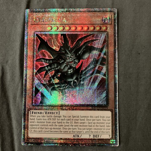 Tragoedia RA03-EN223 - 1st Edition - Quarter Century Secret Rare - Near Mint!