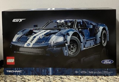 LEGO Technic Ford GT 42154 Complete Set Box 1466 Pieces Plastic Cars Theme