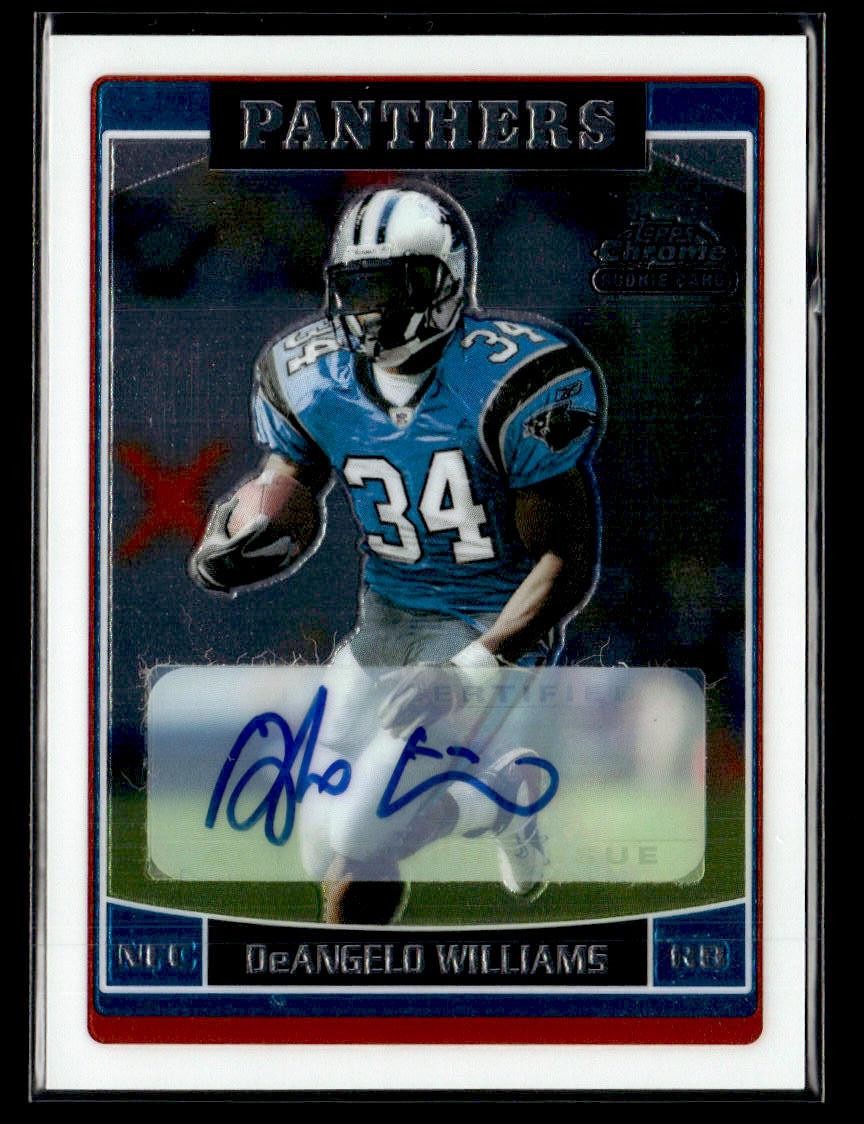DeAngelo Williams Topps Chrome #228 Autograph