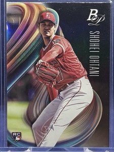 Shohei Ohtani 2018 Bowman Platinum #34 Base (With Glove
