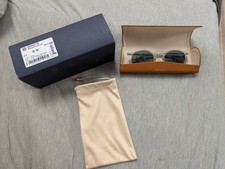 Oliver Peoples Clear Crystal Gregory Peck Sunglasses Size 50 Mens. Used