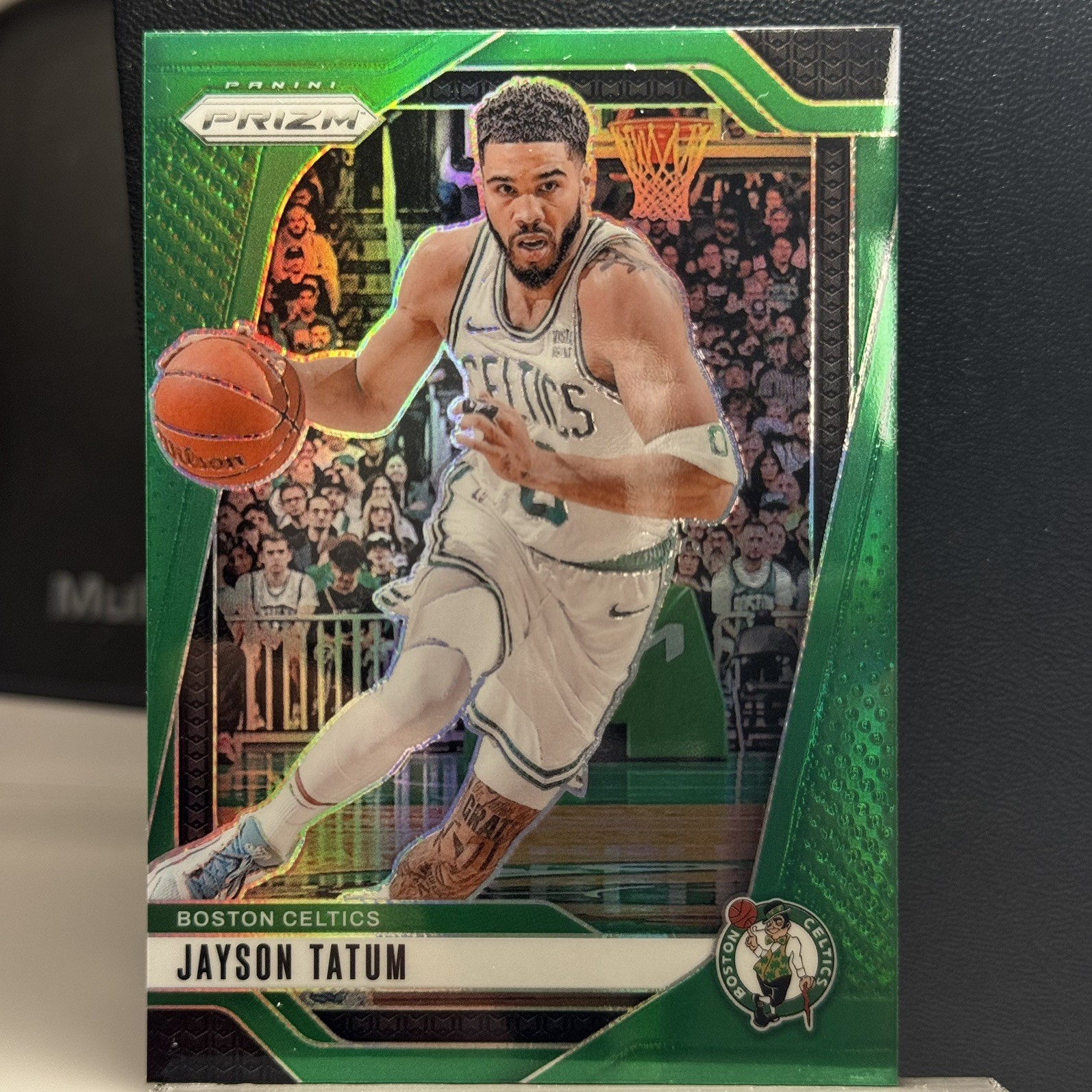 Jayson Tatum Green Prizm 2024-25 Panini Prizm #103