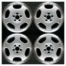 Set 2000 2001 2002 Mercedes-Benz E Class E430 OEM Machined Lip Wheels Rims 65237
