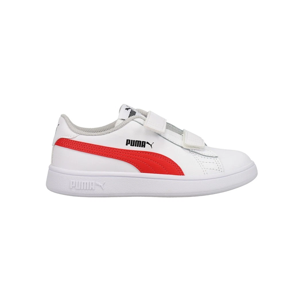 Scarpe casual sneakers PUMA Smash V2 slip on bambino ragazzo bianco 365173 34