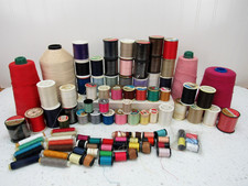 Lot Of 100 Vintage Thread Spools mixed brands Large to small