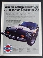 Datsun Automobile Ad Datsun Z 1978 Tampa Bay ...