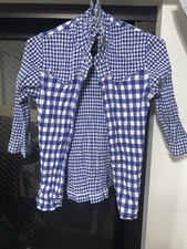 TSUMORI CHISATO Patchwork Gingham Check Shirt...