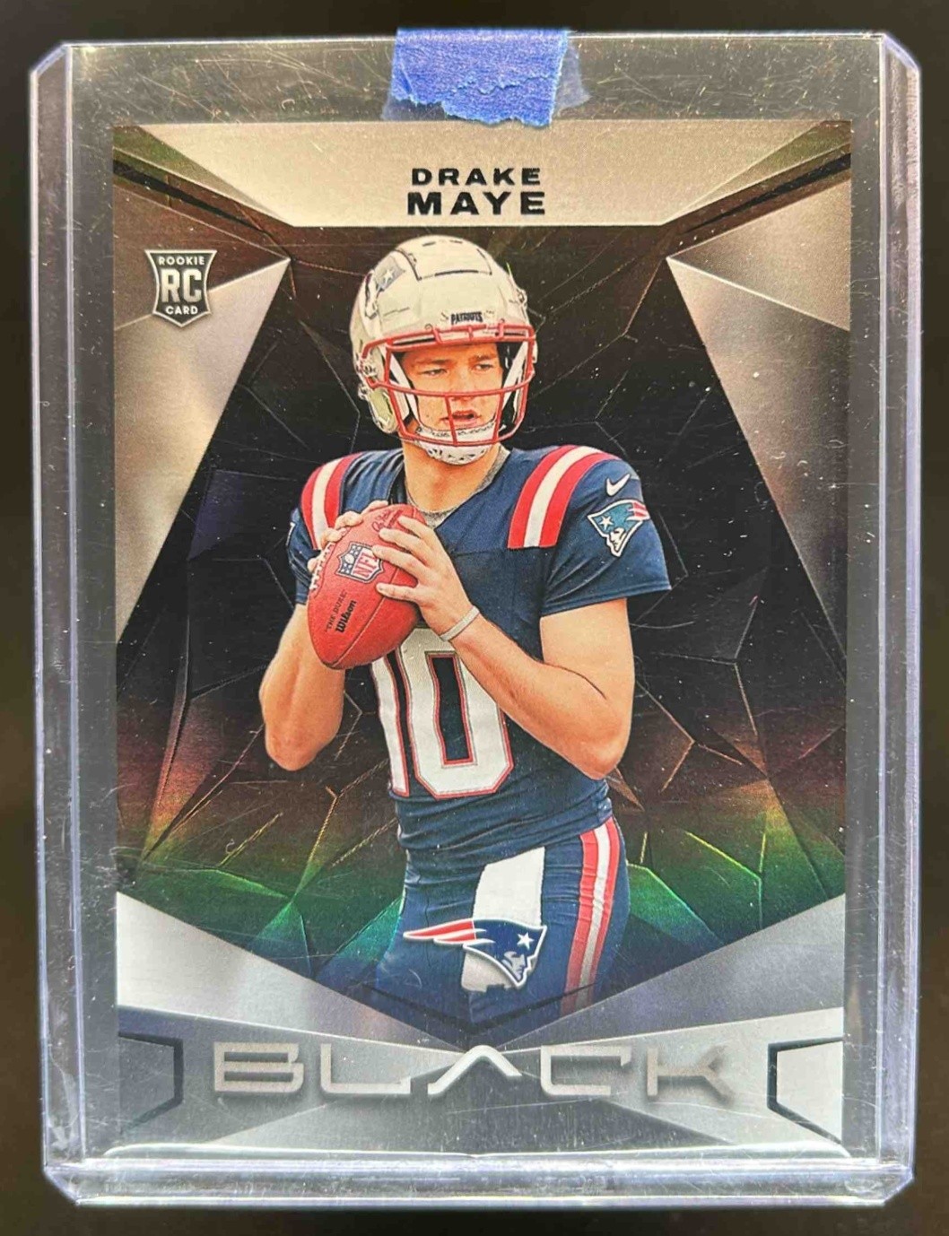 2024 Panini Black Drake Maye Rookies RC Rookie #128 Tar Heels
