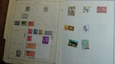 Stampsweis Nepal collection on Scott and Harris pages est 350 Stamps 