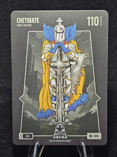 Chet Holmgren - Chetmate - Steel Battlefoil Bo Jackson Battle Arena BF-149