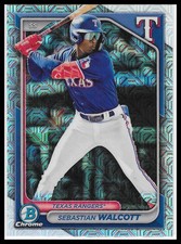 2024 Bowman Chrome #BCP-211 Sebastian Walcott Prospects Mojo Refractors