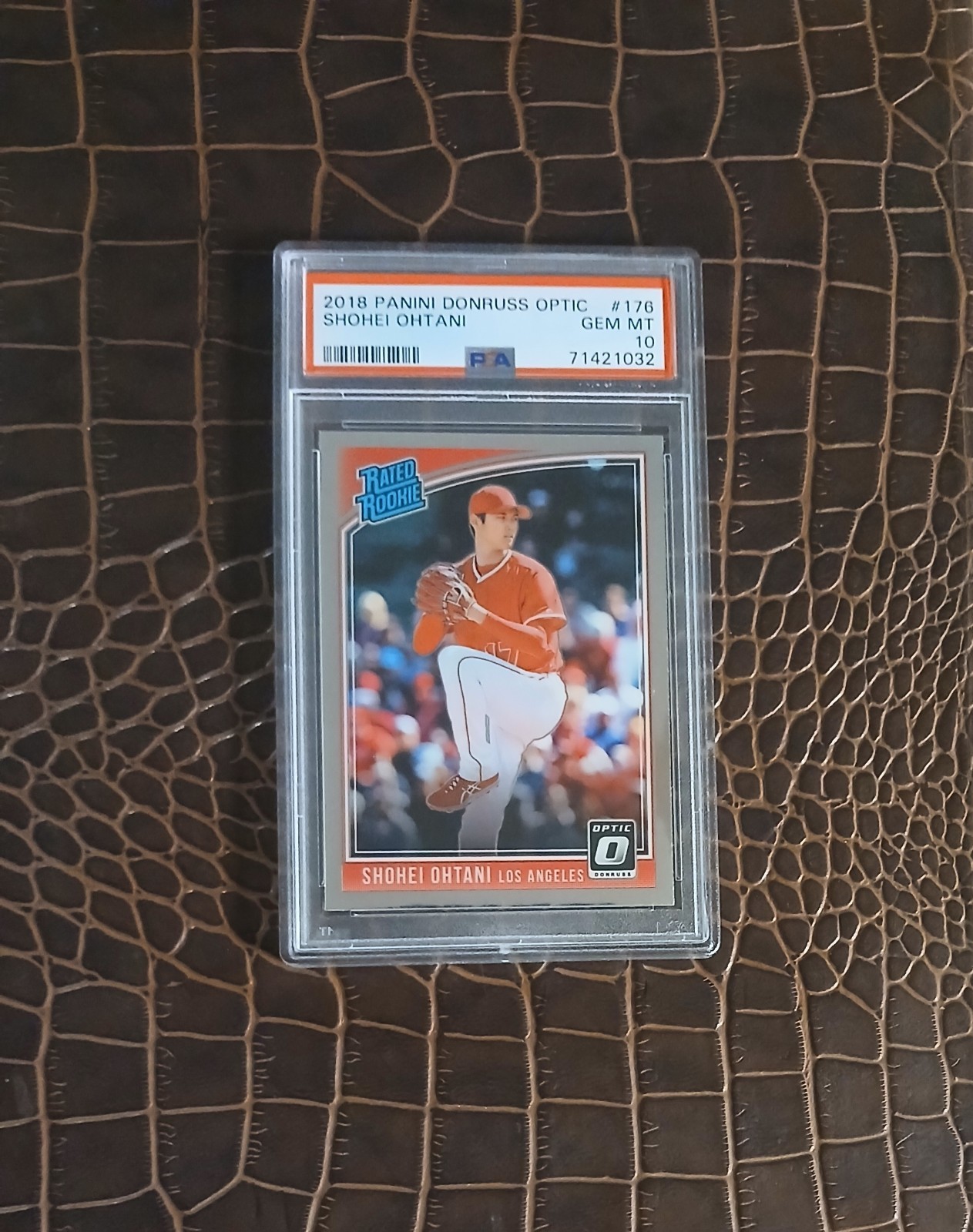 2018 Panini Donruss OPTIC 176 SHOHEI OHTANI🏆PSA 10🏆(NOT Topps)🎈RC view 2