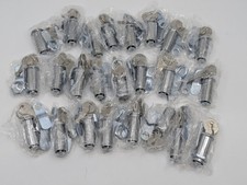 24 Pcs Cabinet Cam Locks Set 1-1/2inch Cabinet Locks with Keys Zinc Alloy RV