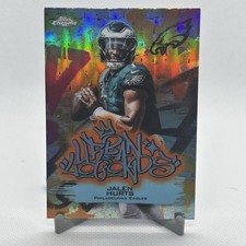 2025 Topps Chrome Football Jalen Hurts Urban Legends Case Hit SP UL-12 Eagles