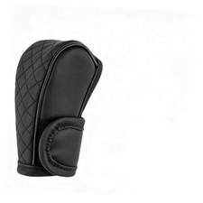 Car Gear Shift Cover, Anti-Slip Leather Gear Shift Knob Cover, 1 PC Black