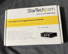 StarTech.com 4-Port USB 2.0 Hub - Metal Industrial USB-A Hub - ST4200USBM