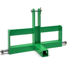 3Point Trailer Hitch w/ 2" Receiver for Cat 1 Quick Hitch Drawbar Adapter Green