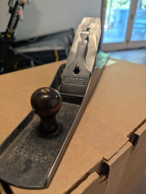 #ad Vintage Stanley USA No. 7 Jointer Plane type 12 1919 24 Old woodworking Tools $200.00