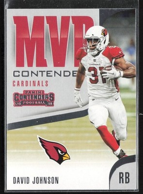 2018 Panini Contenders MVP David Johnson Arizona Cardinals #MVP-11