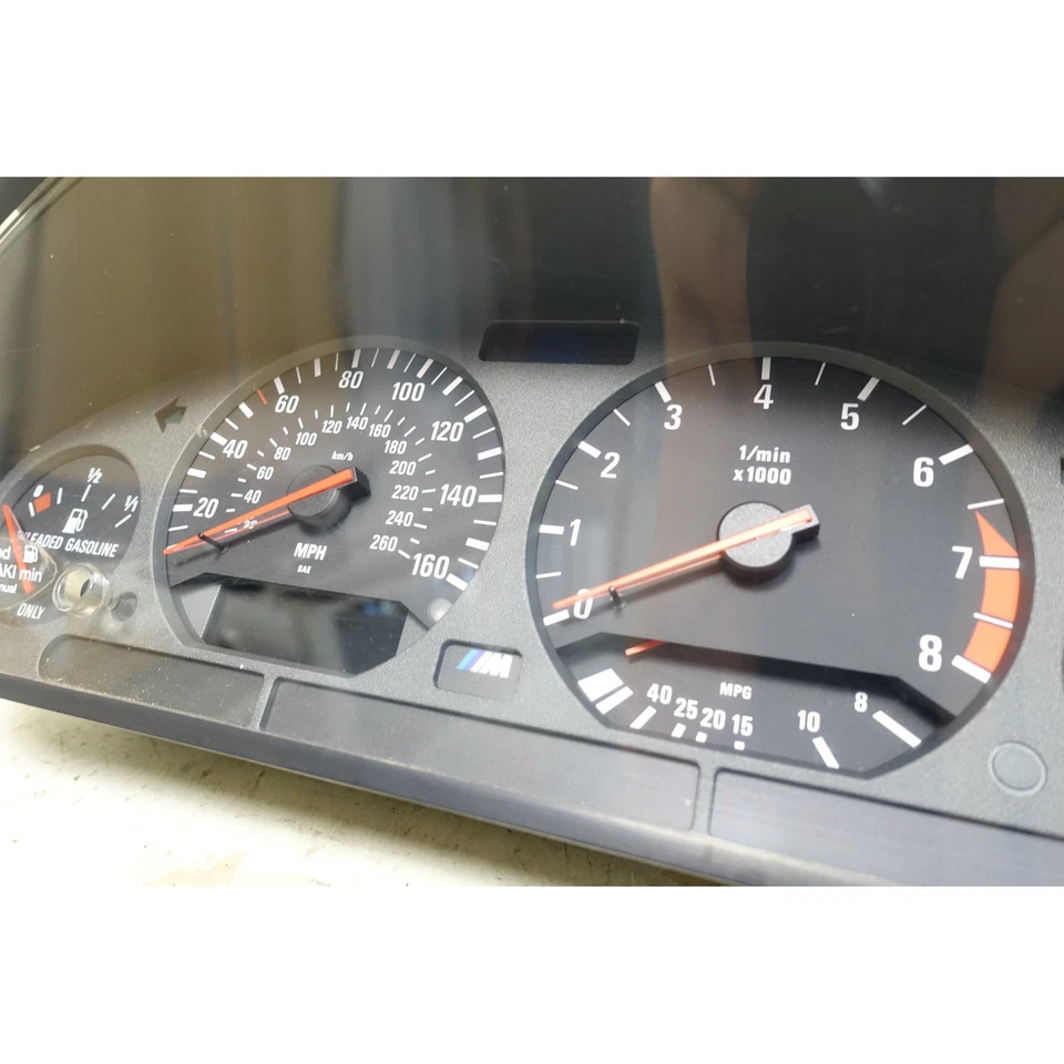 Cuadro de instrumentos de fábrica Speedo MPH 143k 96-99 BMW E36 M3 ///M S52 fabricante de equipos originales Foto 4 de 4