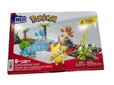 MEGA Pokémon Action Figure Building Toys Set Kanto Region Team With 130 Piece