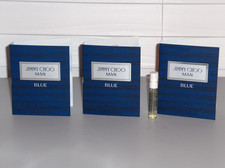 JIMMY CHOO MAN BLUE Men's Eau De Toilette Spray Sample Samples Vials, 3 X .06 oz