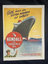 Magazine Ad* - 1946 - Kendall Motor Oil