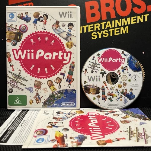 Wii Party W.Manual PAL LIKE NEW TESTED FREE TRACKED POSTAGE