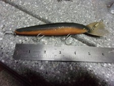 B614 odd deep diving big lip fishing lure rebel ? whooper stopper ? 7"