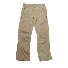 prAna Halle Pant Taupe Hiking Convertible Pants Gorpcore Outdoor Capri Size 8