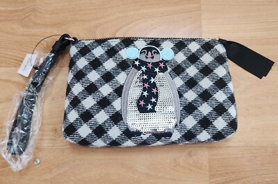 Talbots New with Penguin Sequin zip