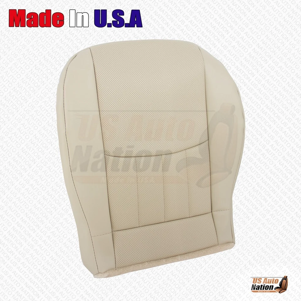 Mercedes Benz C280 2006 2007 parte inferior izquierda y derecha cubierta de cuero perforado tostado Foto 3 de 4